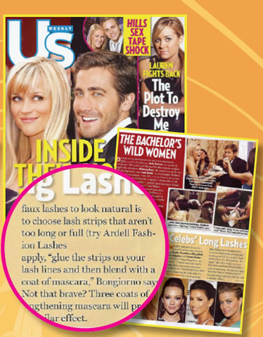 Us Weekly speaks of Ardell Lashes